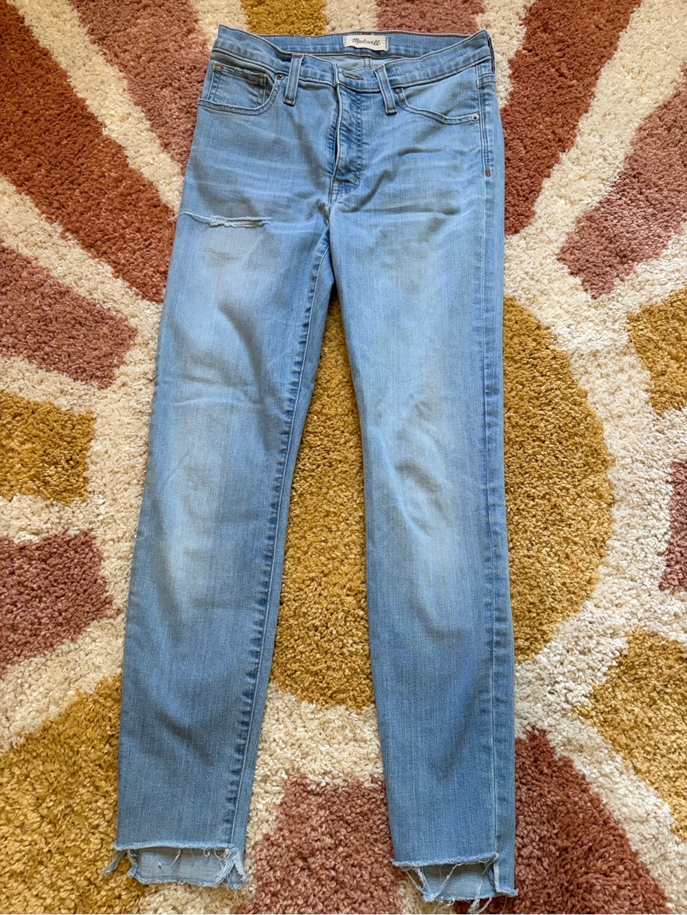 Madewell high rise 9 inch skinny Jean size 27 GUC